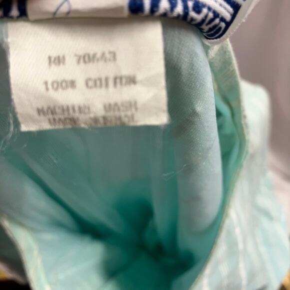 Vintage 80's Jessica Howard Striped Pastel Short sleeve Dress Womens 6 Smocked - Picture 12 of 16